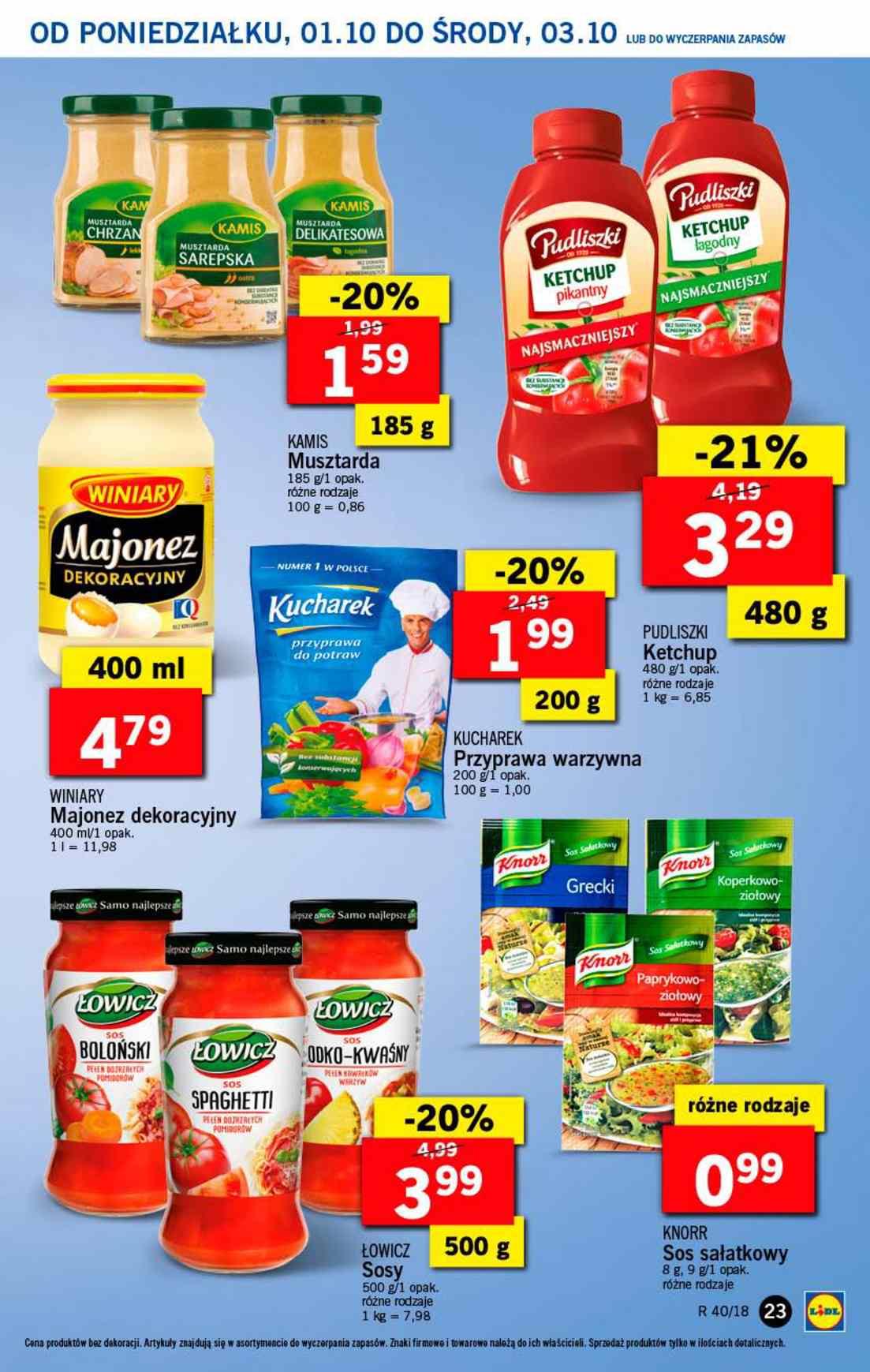 Gazetka promocyjna Lidl do 03/10/2018 str.23