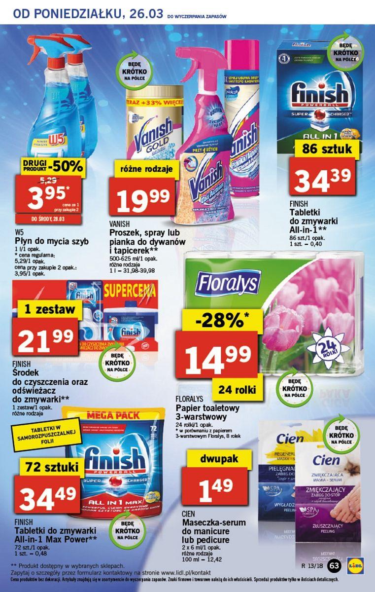 Gazetka promocyjna Lidl do 28/03/2018 str.63