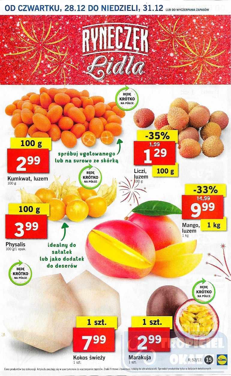 Gazetka promocyjna Lidl do 31/12/2017 str.15