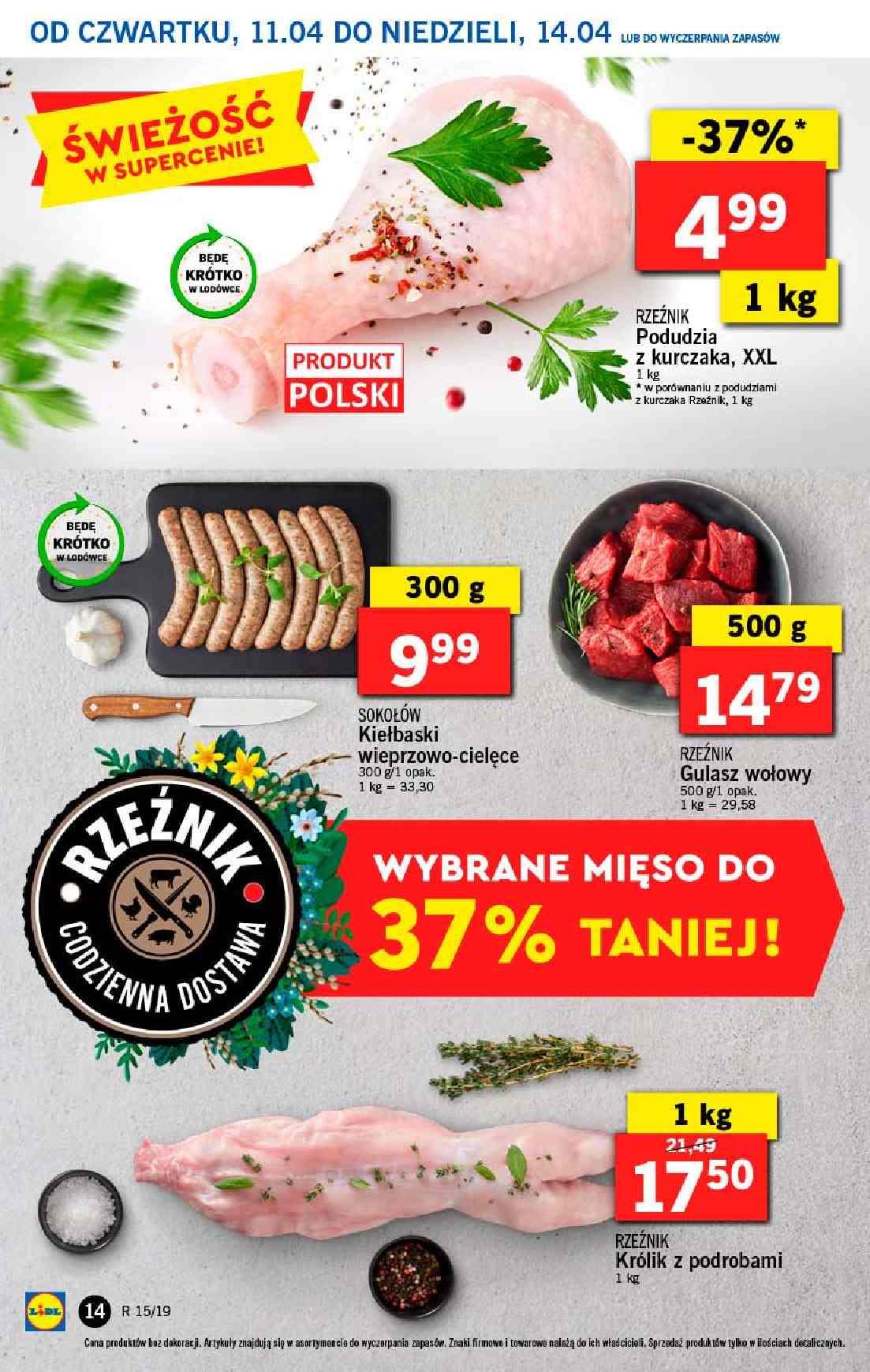 Gazetka promocyjna Lidl do 14/04/2019 str.14