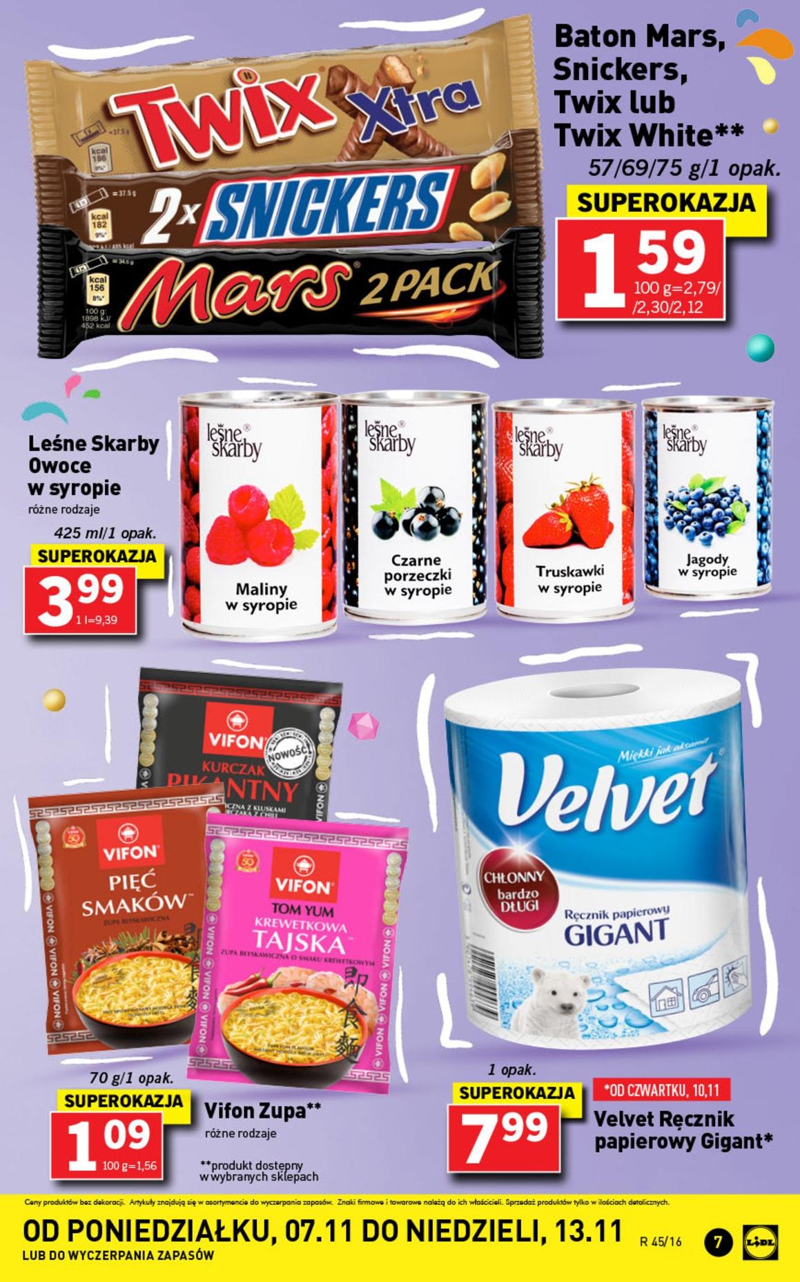 Gazetka promocyjna Lidl do 13/11/2016 str.7