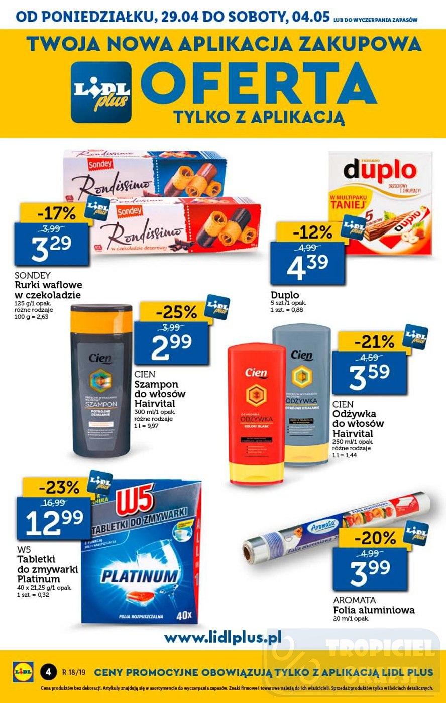 Gazetka promocyjna Lidl do 04/05/2019 str.4