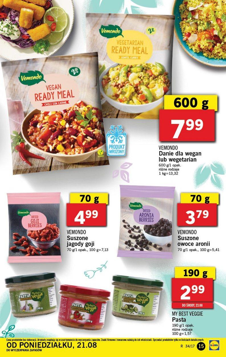 Gazetka promocyjna Lidl do 23/08/2017 str.15