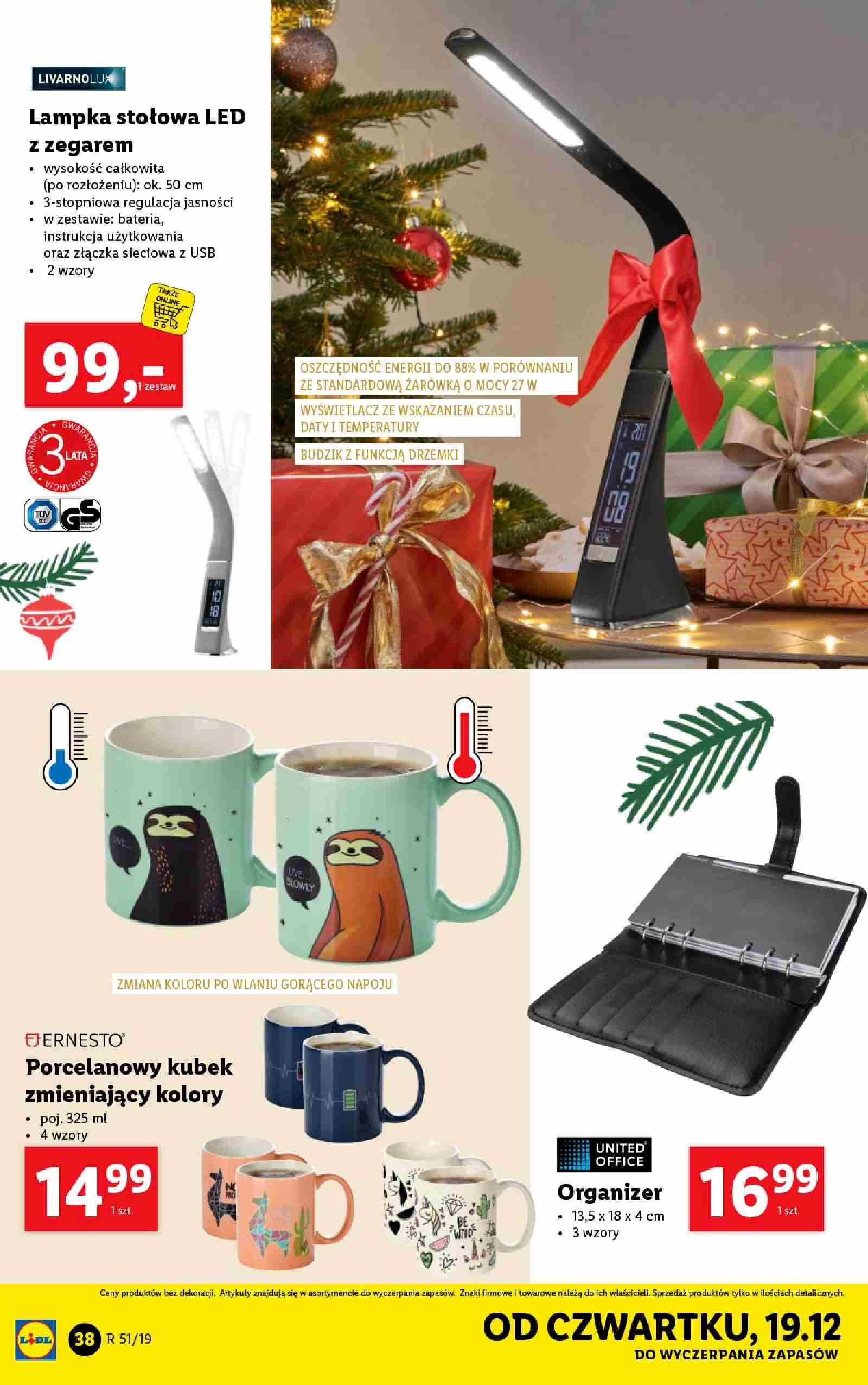 Gazetka promocyjna Lidl do 22/12/2019 str.38