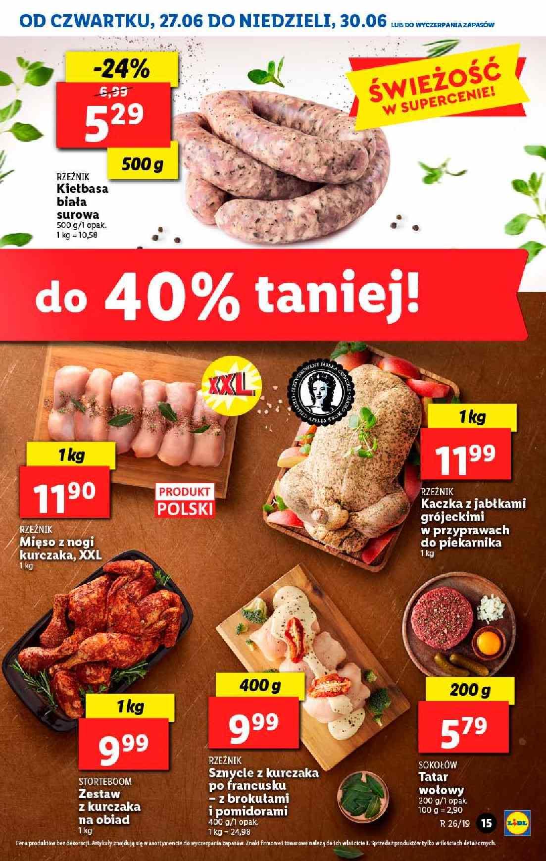 Gazetka promocyjna Lidl do 30/06/2019 str.15