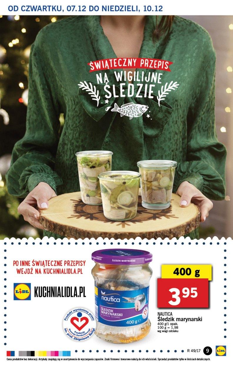 Gazetka promocyjna Lidl do 10/12/2017 str.9