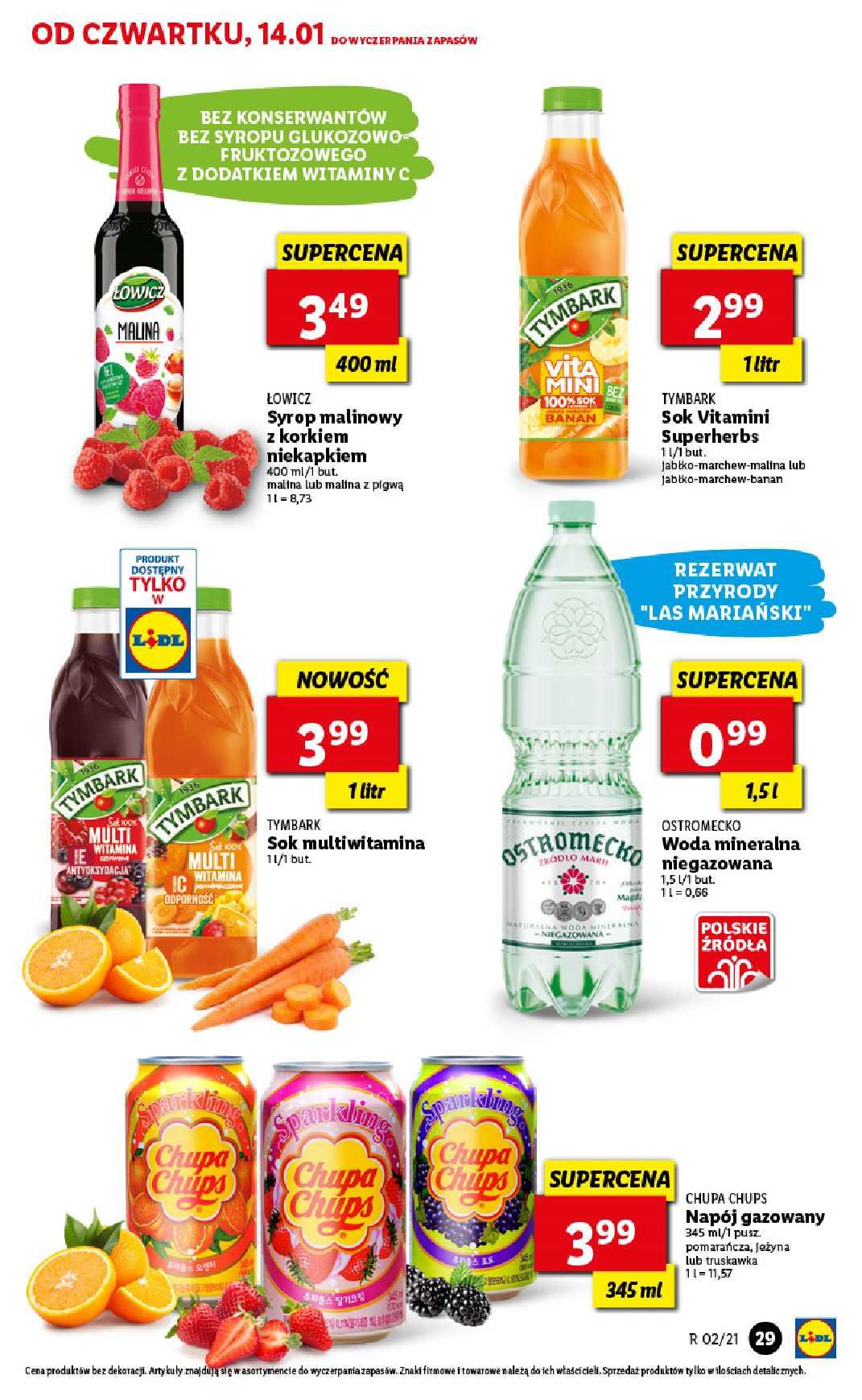 Gazetka promocyjna Lidl do 16/01/2021 str.29