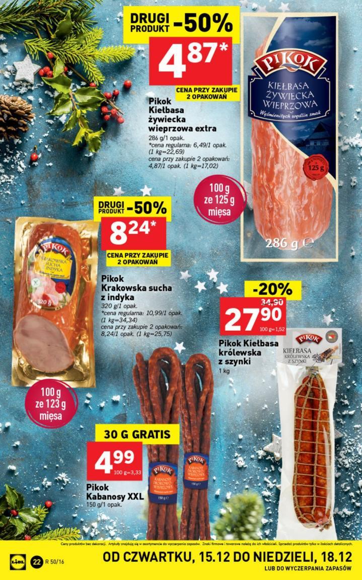 Gazetka promocyjna Lidl do 18/12/2016 str.22