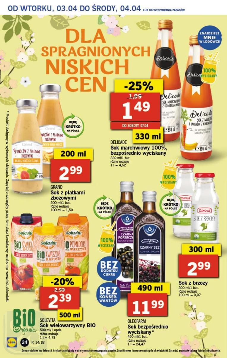 Gazetka promocyjna Lidl do 04/04/2018 str.24