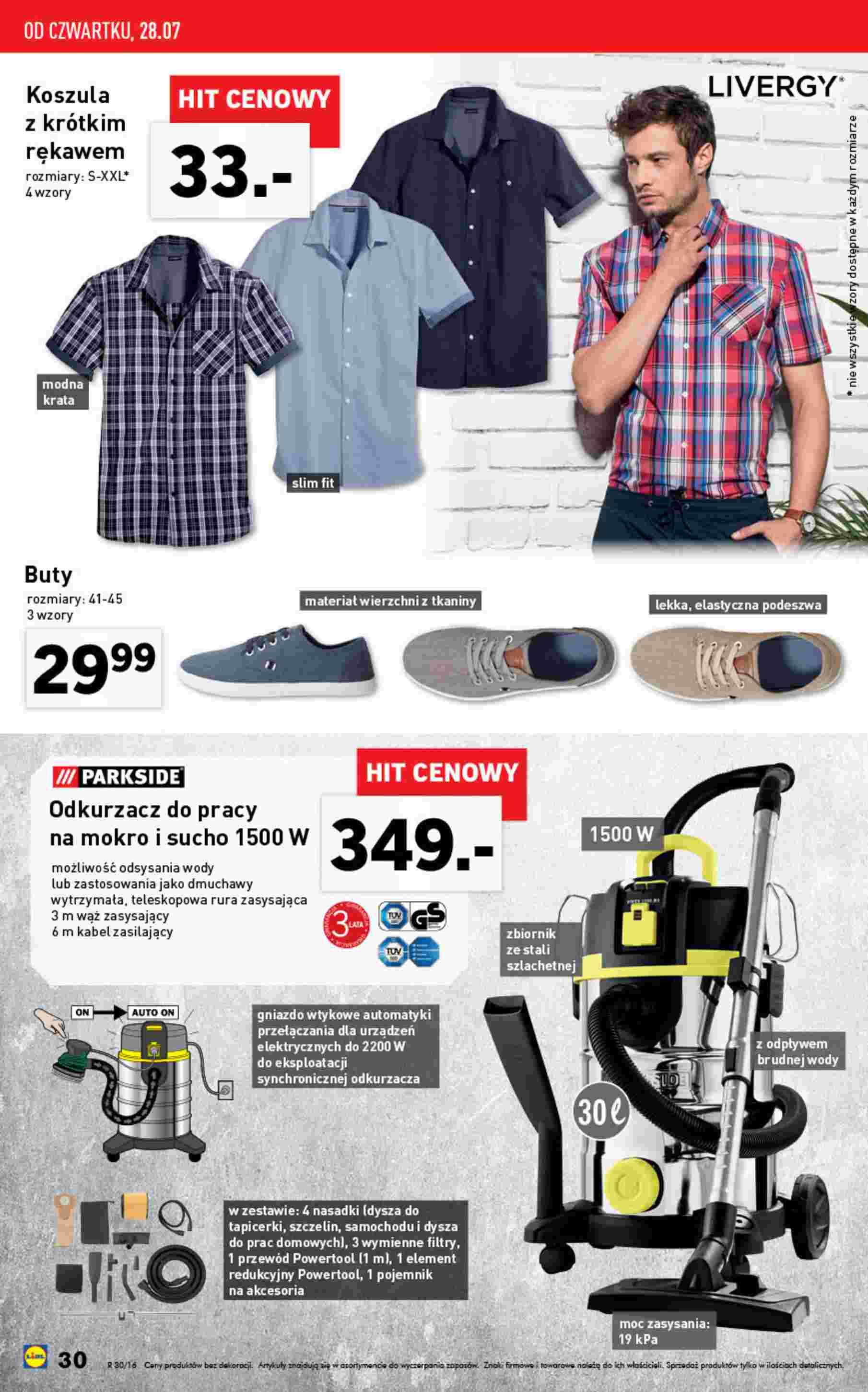 Gazetka promocyjna Lidl do 31/07/2016 str.30