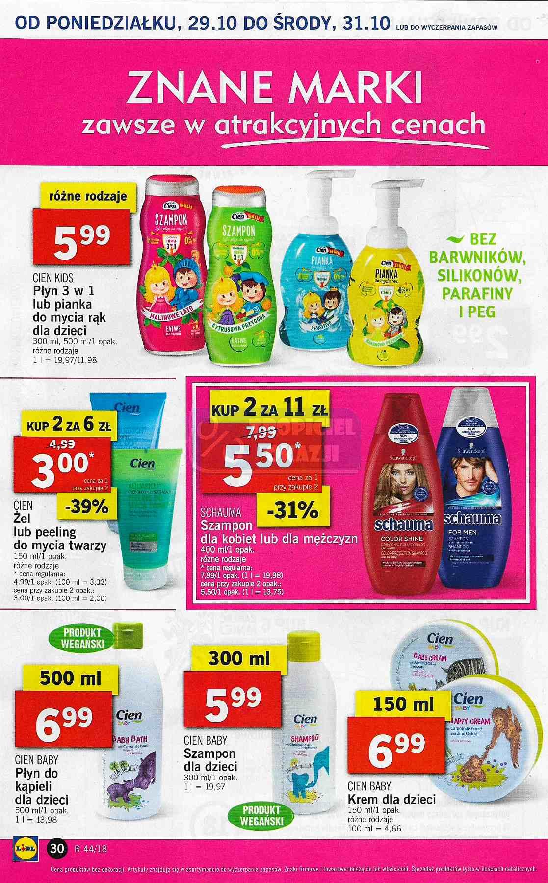 Gazetka promocyjna Lidl do 31/10/2018 str.30