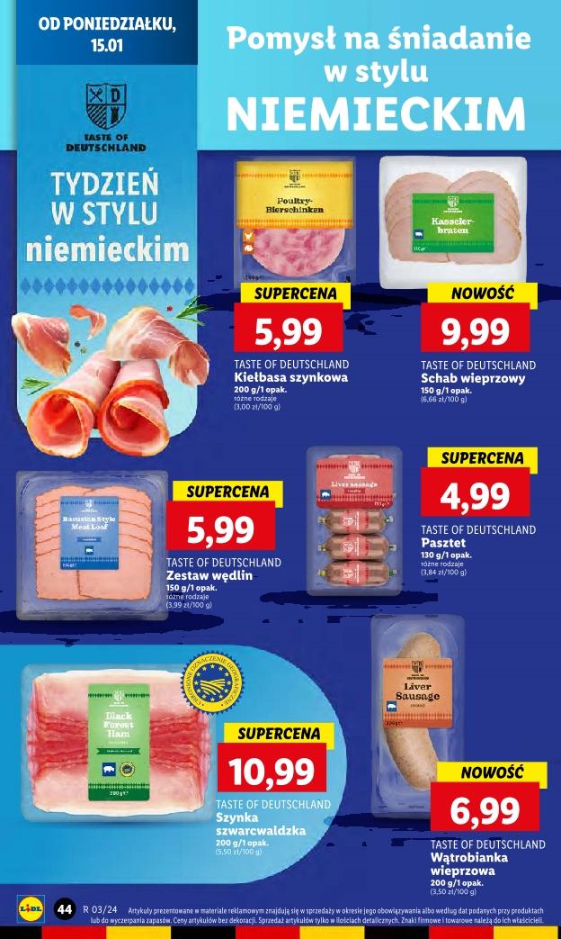 Gazetka promocyjna Lidl do 17/01/2024 str.44