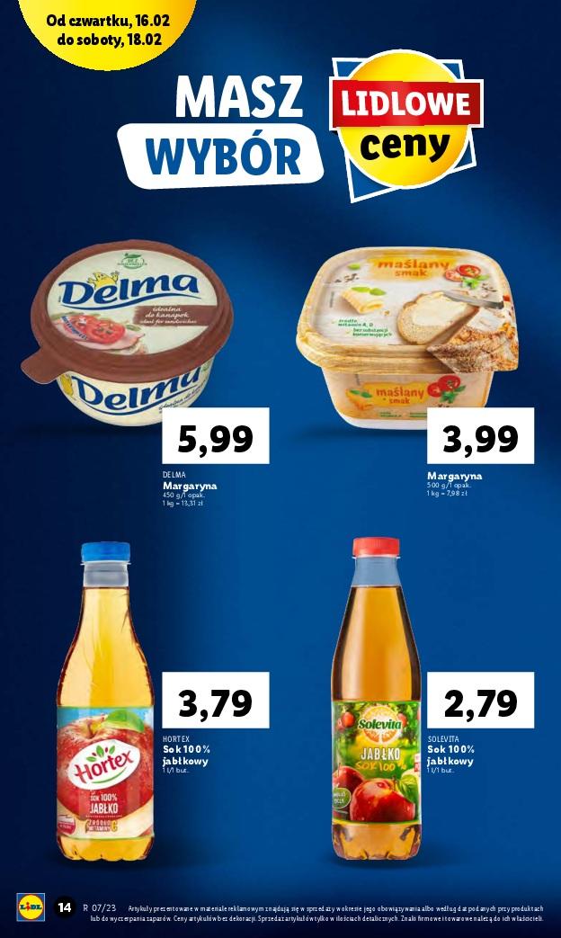 Gazetka promocyjna Lidl do 18/02/2023 str.14