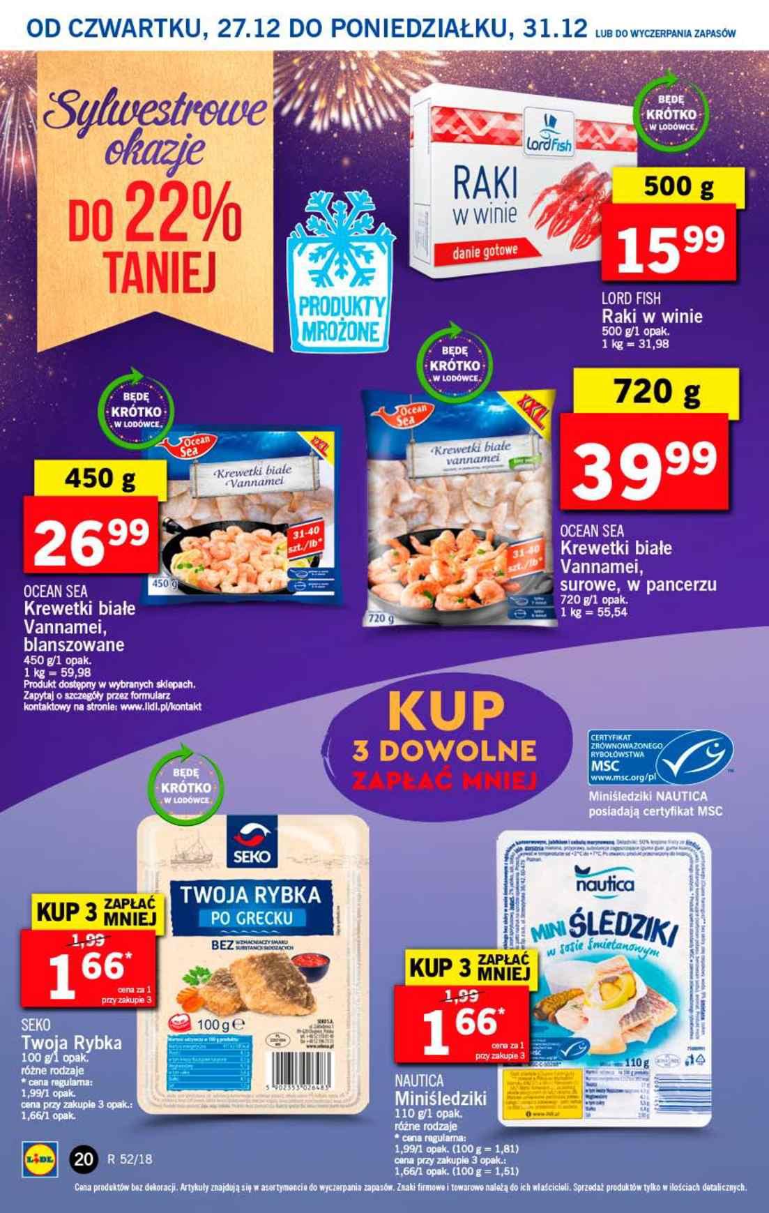 Gazetka promocyjna Lidl do 31/12/2018 str.20