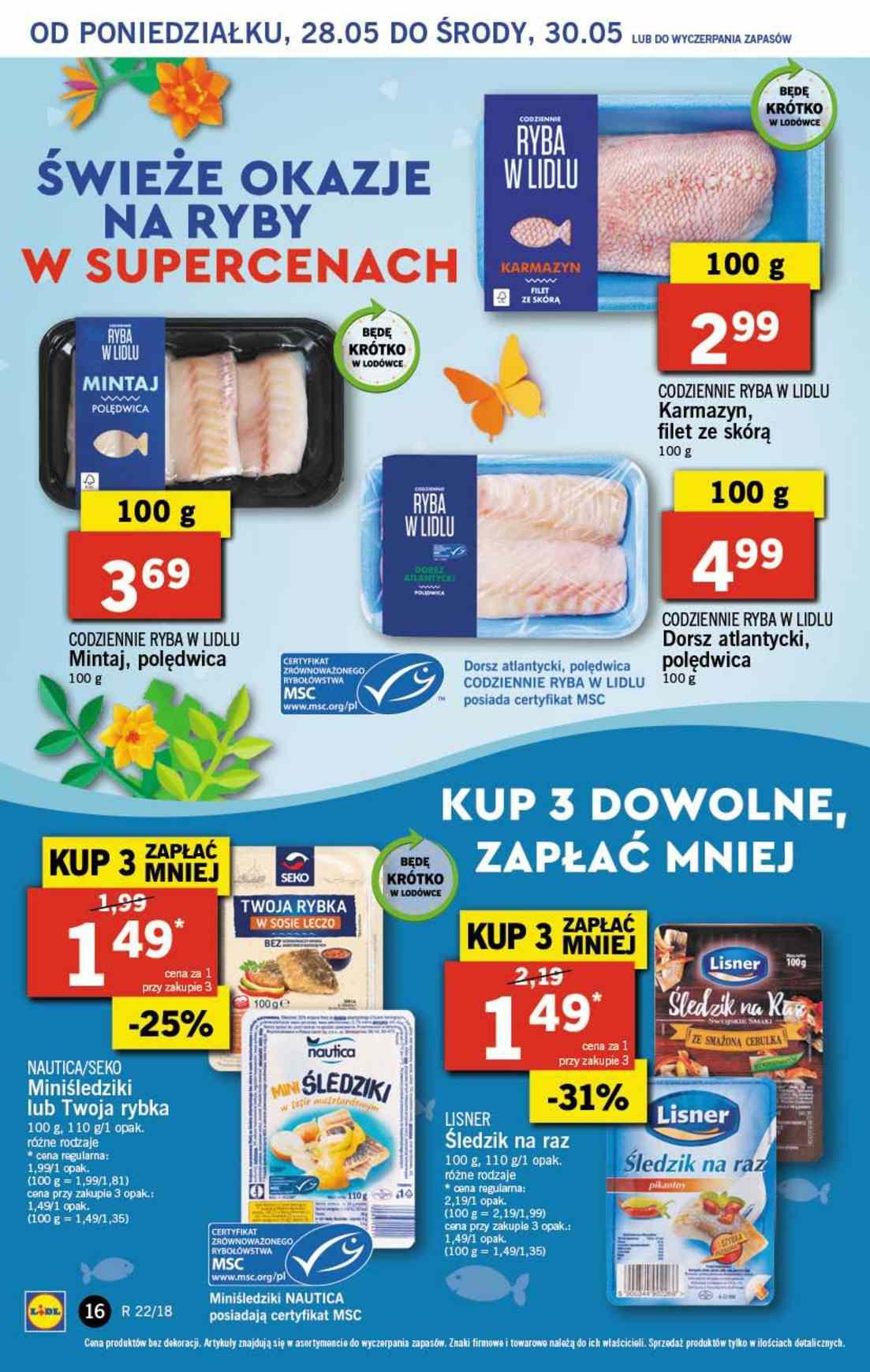 Gazetka promocyjna Lidl do 30/05/2018 str.16