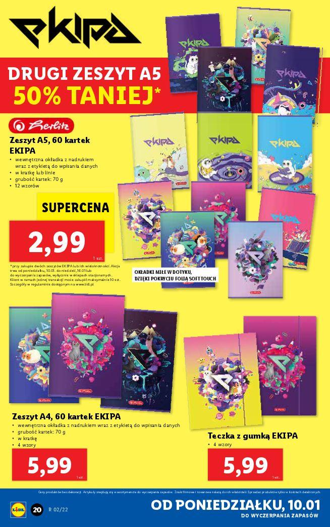 Gazetka promocyjna Lidl do 16/01/2022 str.20