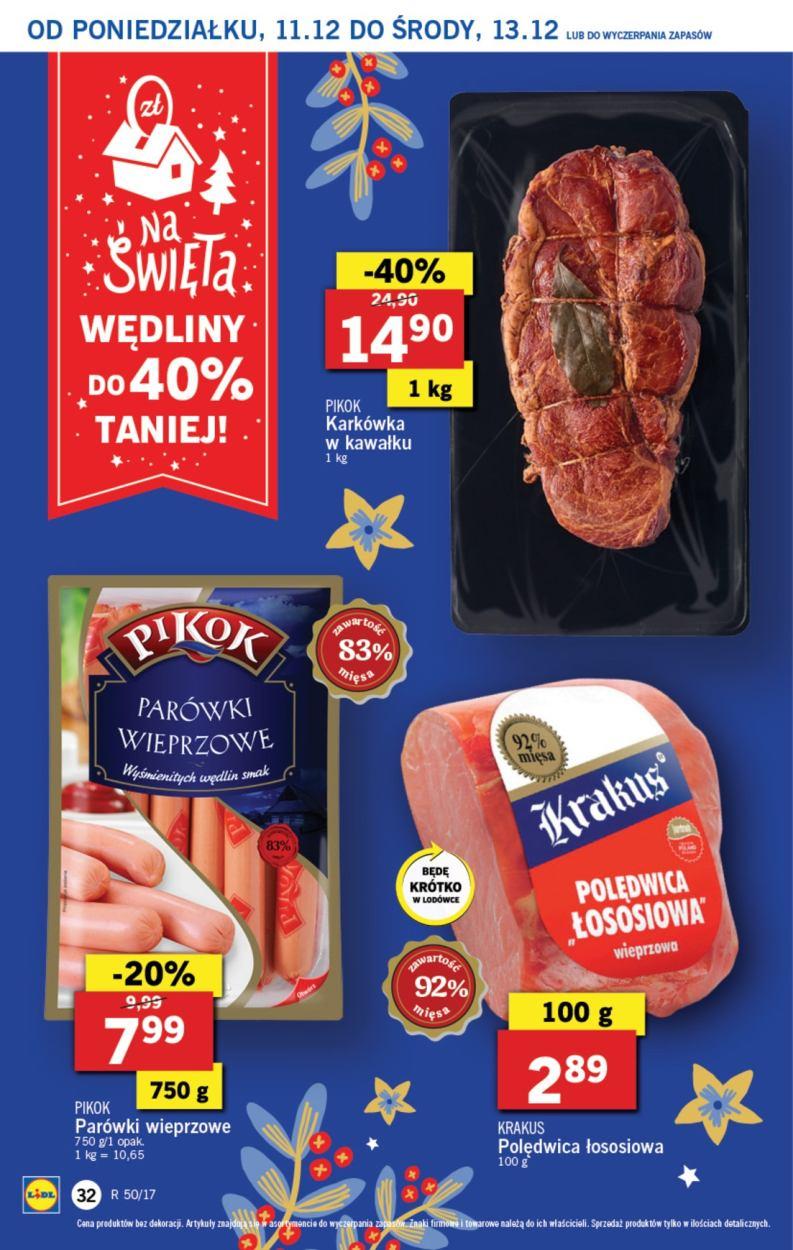 Gazetka promocyjna Lidl do 13/12/2017 str.32