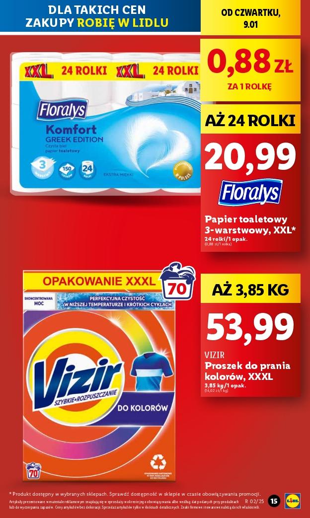 Gazetka promocyjna Lidl do 11/01/2025 str.15