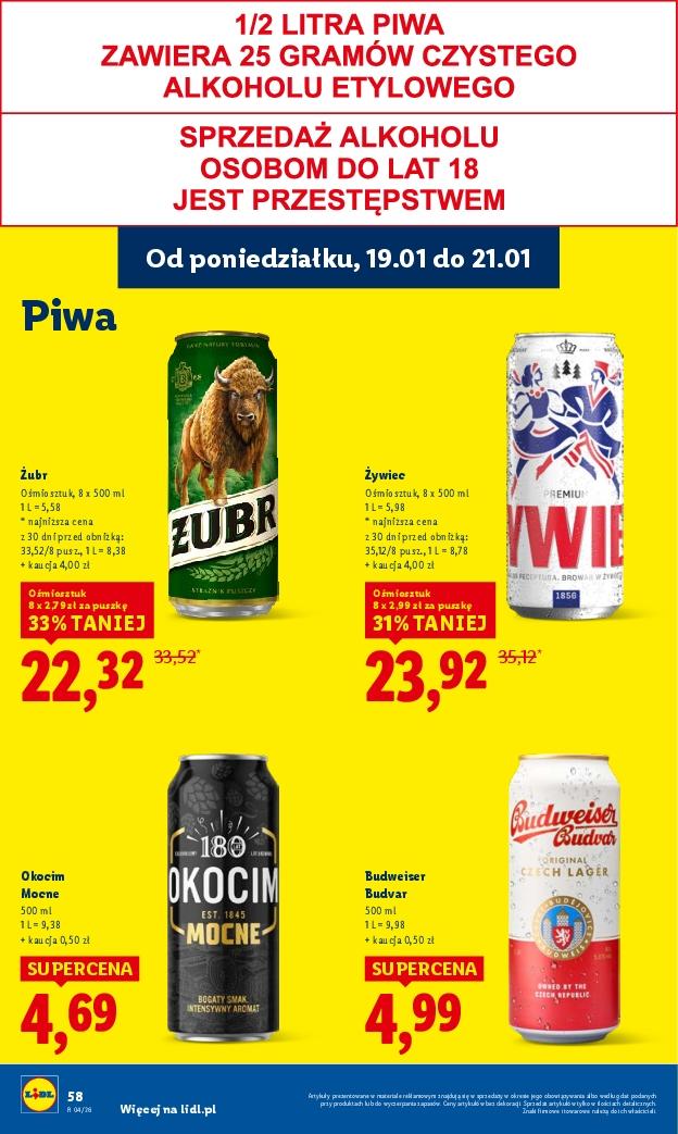 Gazetka promocyjna Lidl do 21/01/2026 str.58