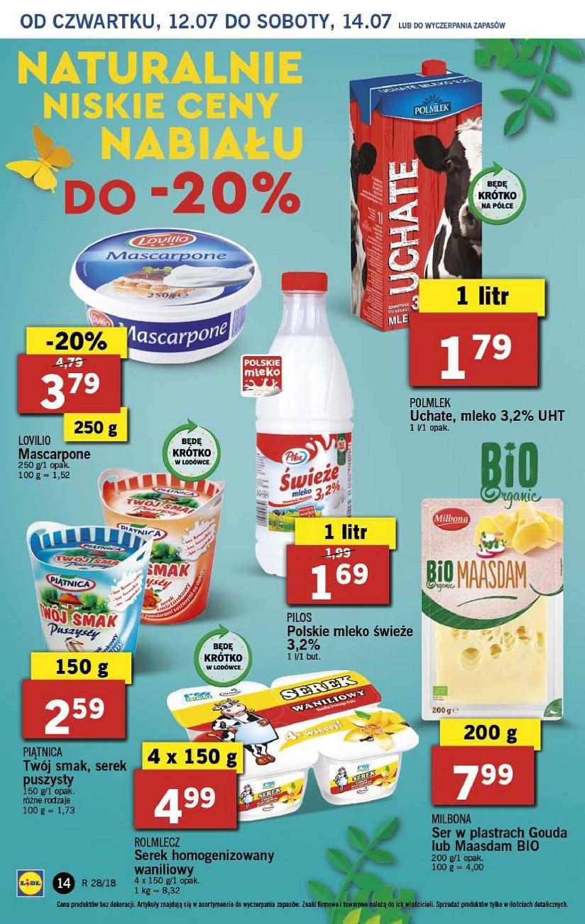 Gazetka promocyjna Lidl do 14/07/2018 str.14