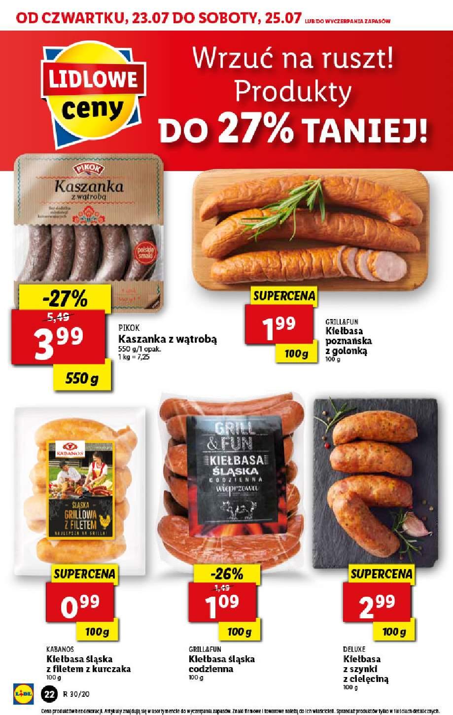 Gazetka promocyjna Lidl do 25/07/2020 str.22