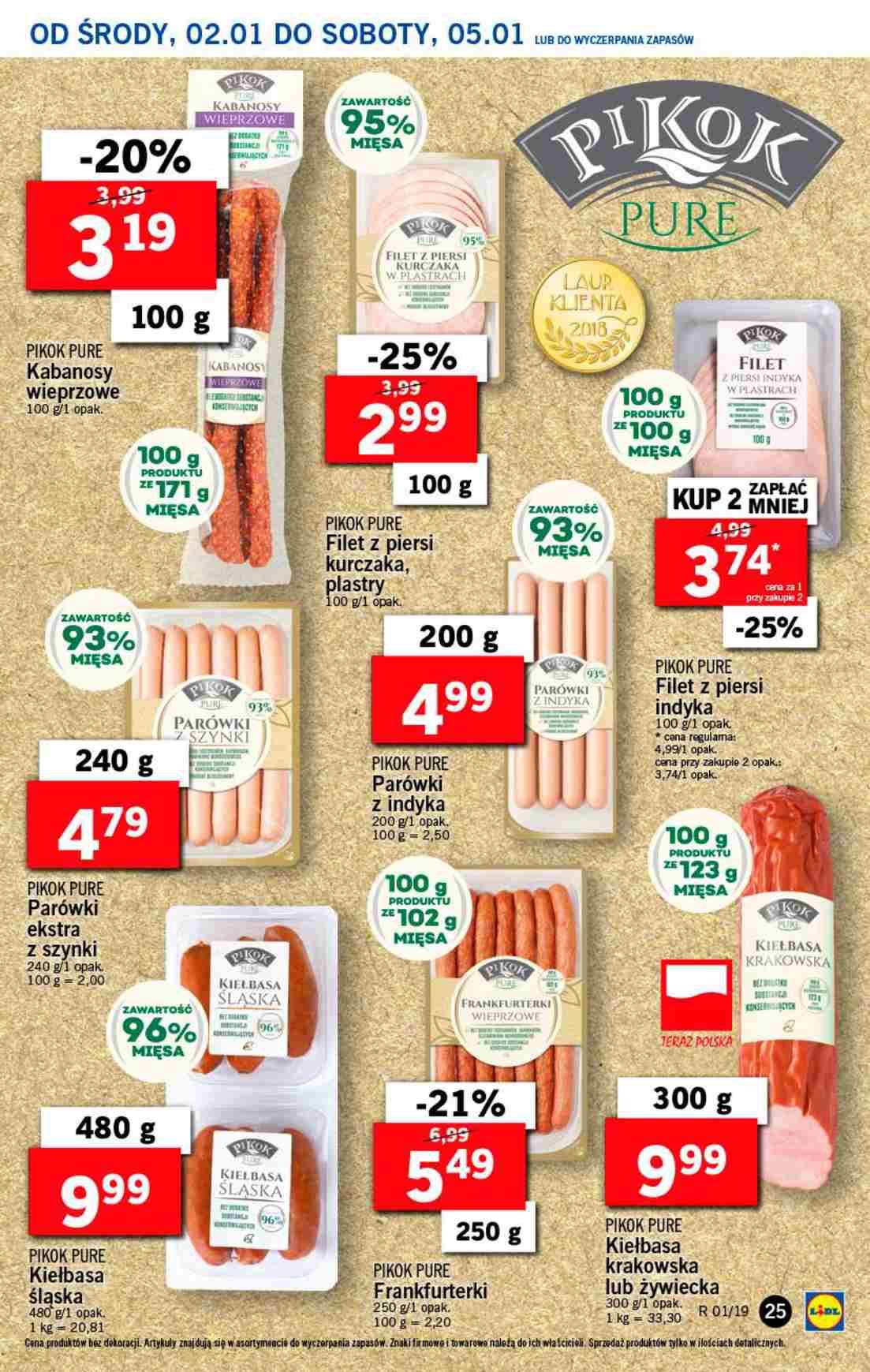 Gazetka promocyjna Lidl do 05/01/2019 str.25