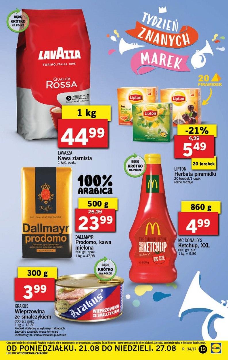 Gazetka promocyjna Lidl do 23/08/2017 str.19