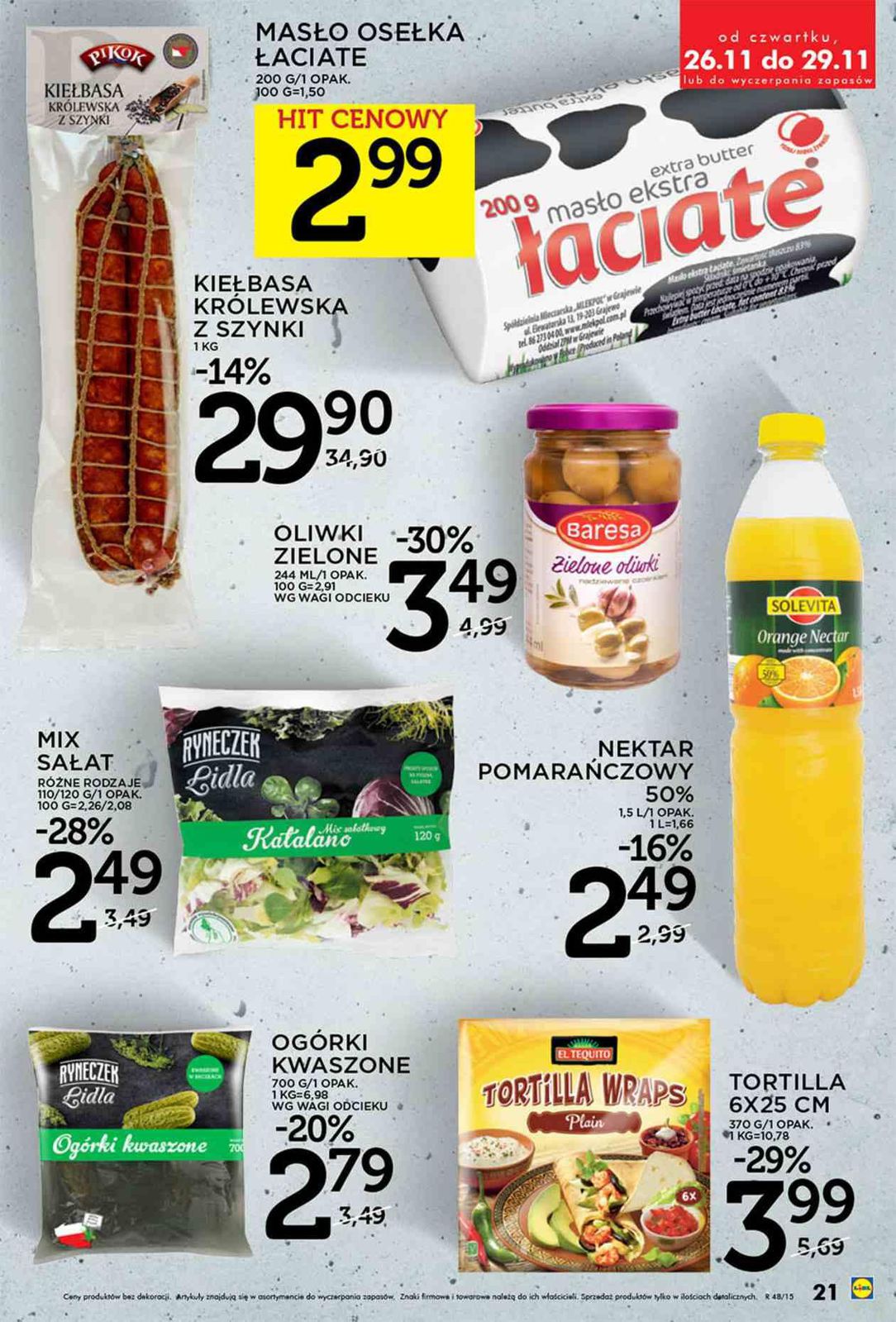 Gazetka promocyjna Lidl do 29/11/2015 str.21