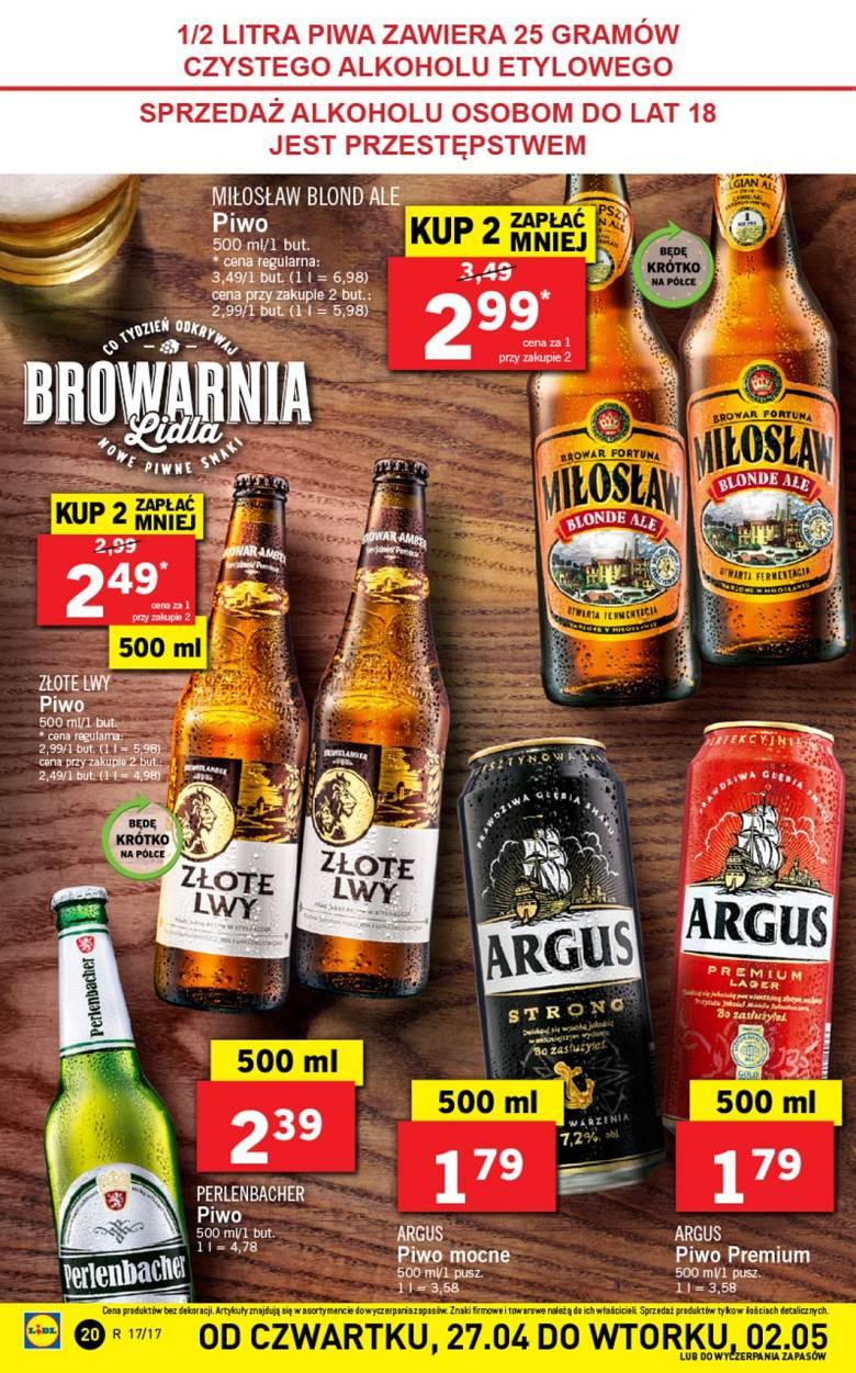 Gazetka promocyjna Lidl do 02/05/2017 str.20