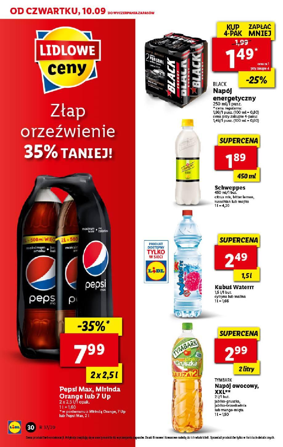 Gazetka promocyjna Lidl do 12/09/2020 str.30