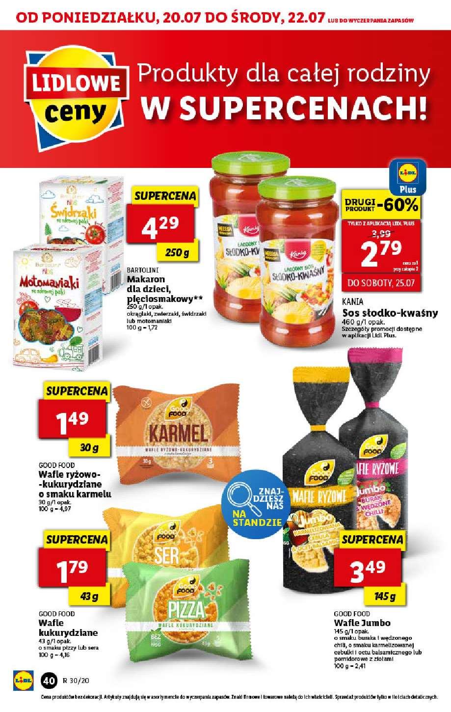 Gazetka promocyjna Lidl do 22/07/2020 str.40