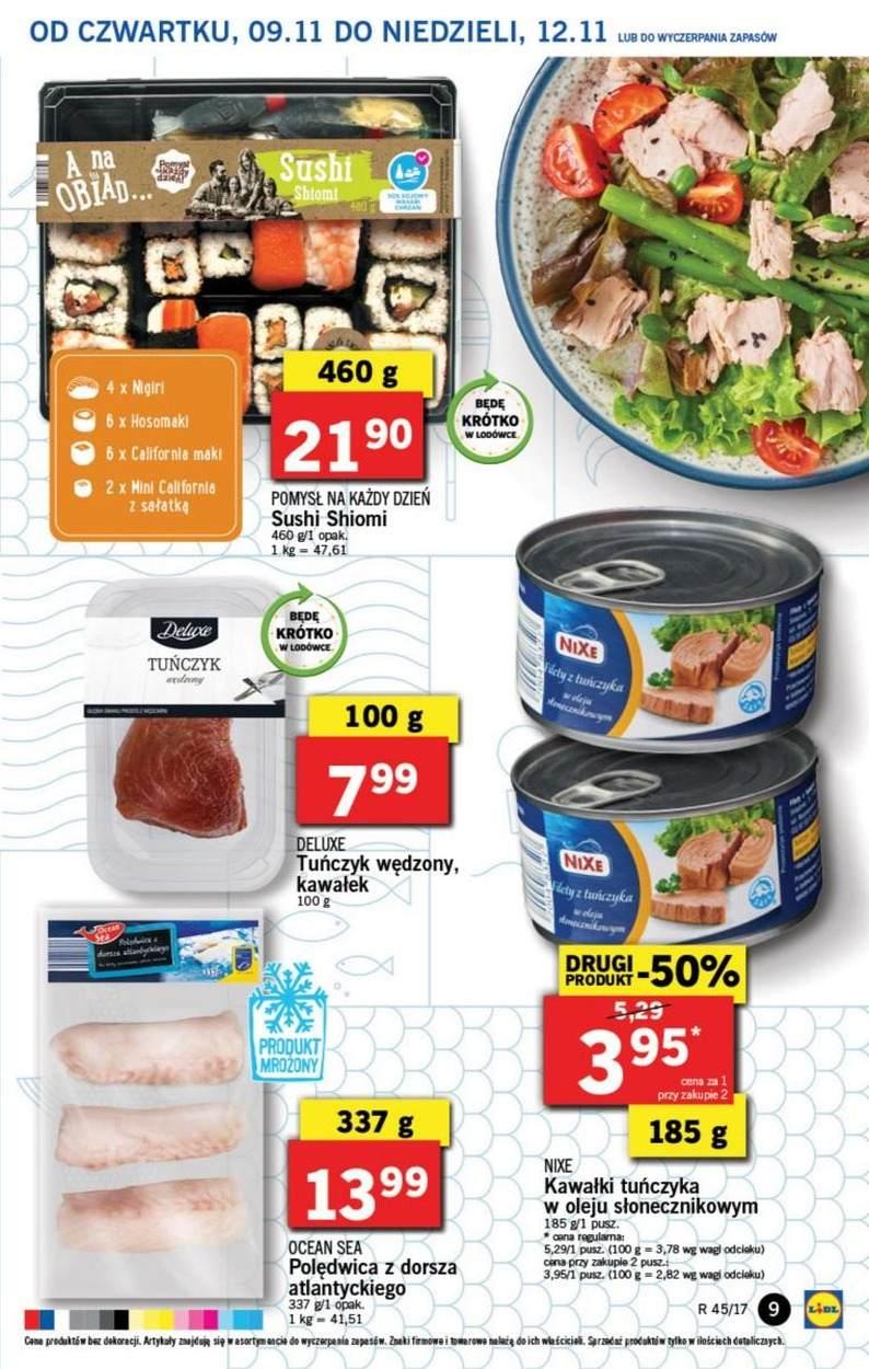 Gazetka promocyjna Lidl do 12/11/2017 str.9