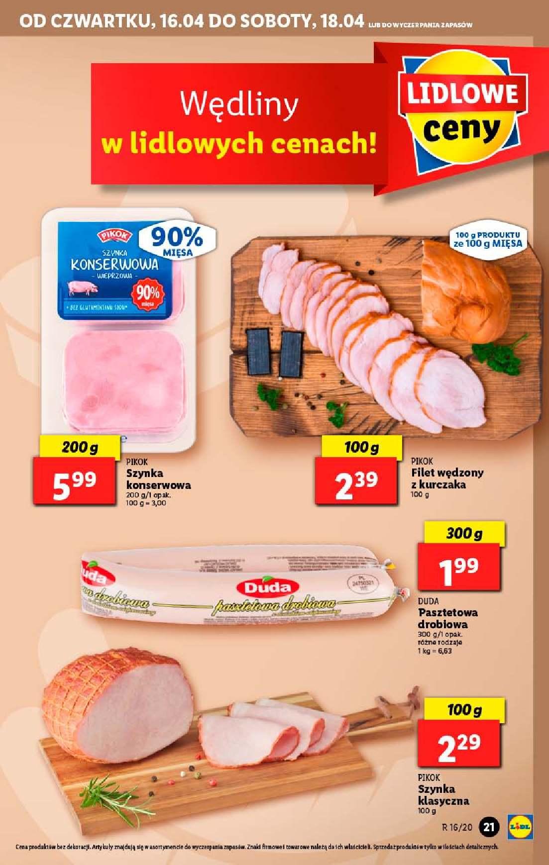 Gazetka promocyjna Lidl do 18/04/2020 str.21