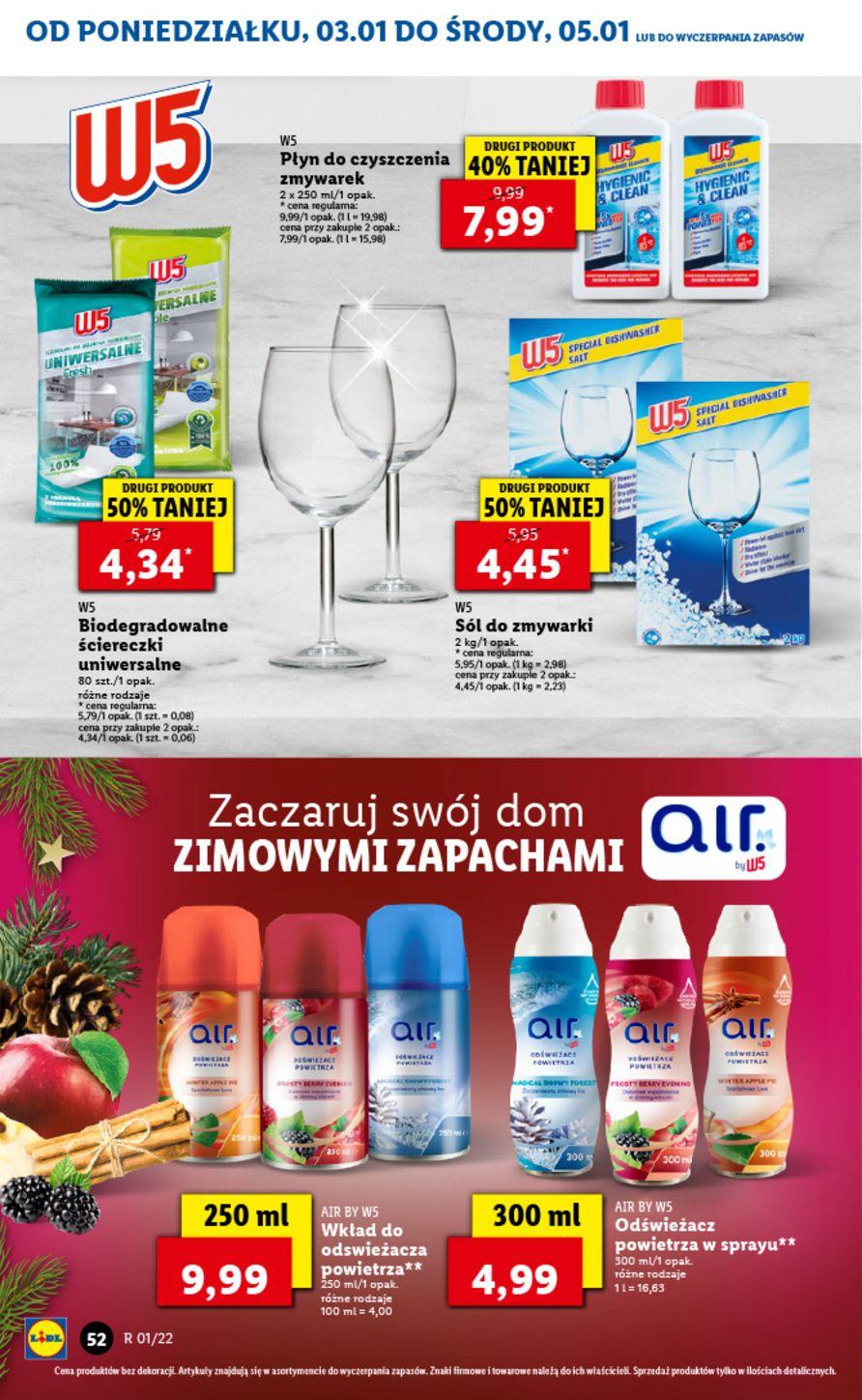 Gazetka promocyjna Lidl do 05/01/2022 str.52