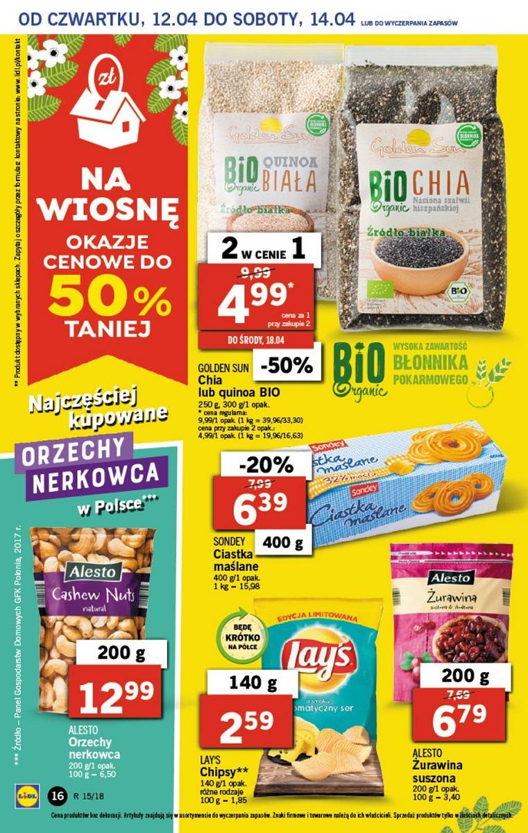 Gazetka promocyjna Lidl do 14/04/2018 str.16