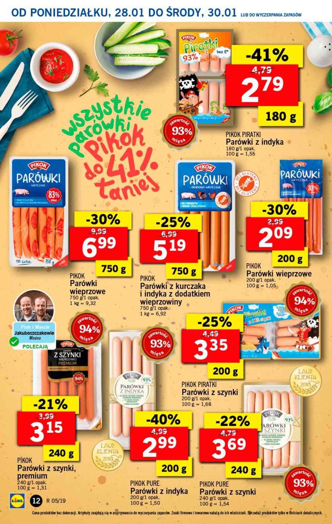 Gazetka promocyjna Lidl do 30/01/2019 str.12