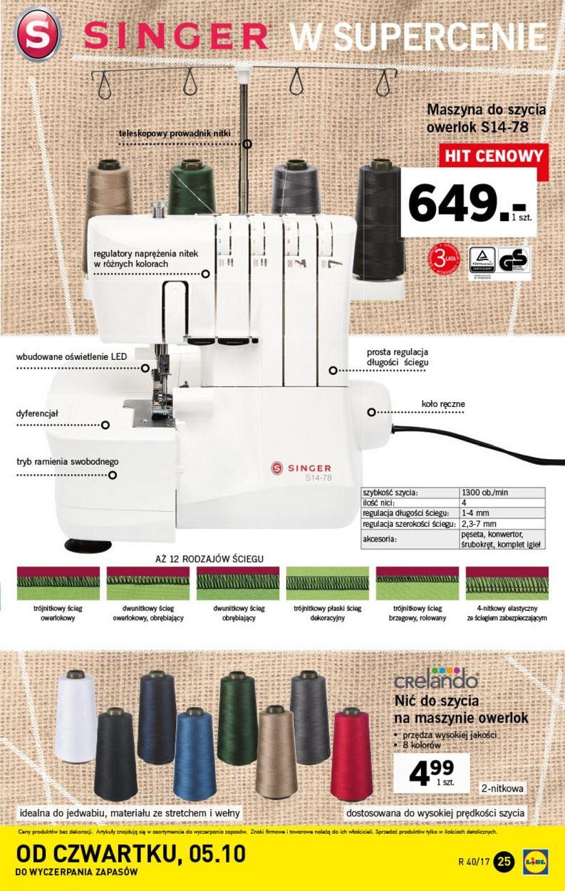 Gazetka promocyjna Lidl do 08/10/2017 str.25