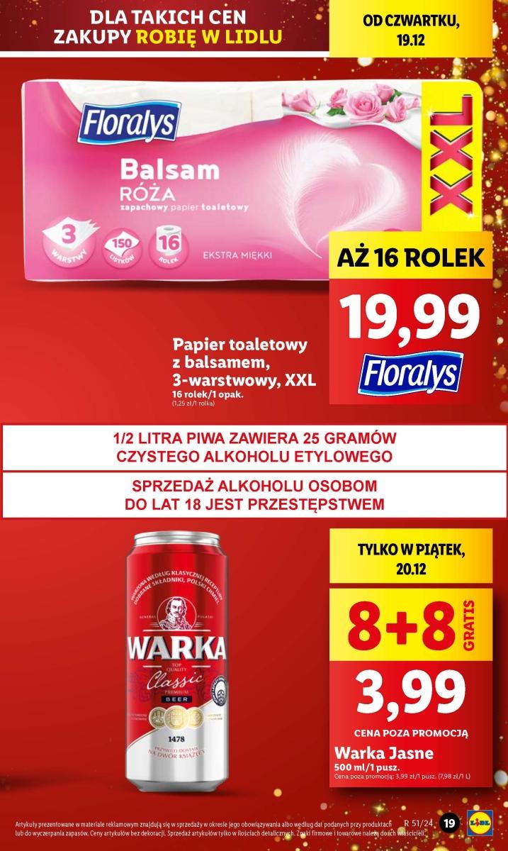 Gazetka promocyjna Lidl do 22/12/2024 str.19