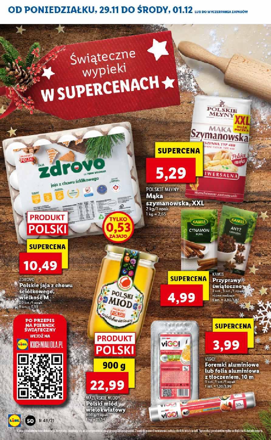 Gazetka promocyjna Lidl do 01/12/2021 str.50