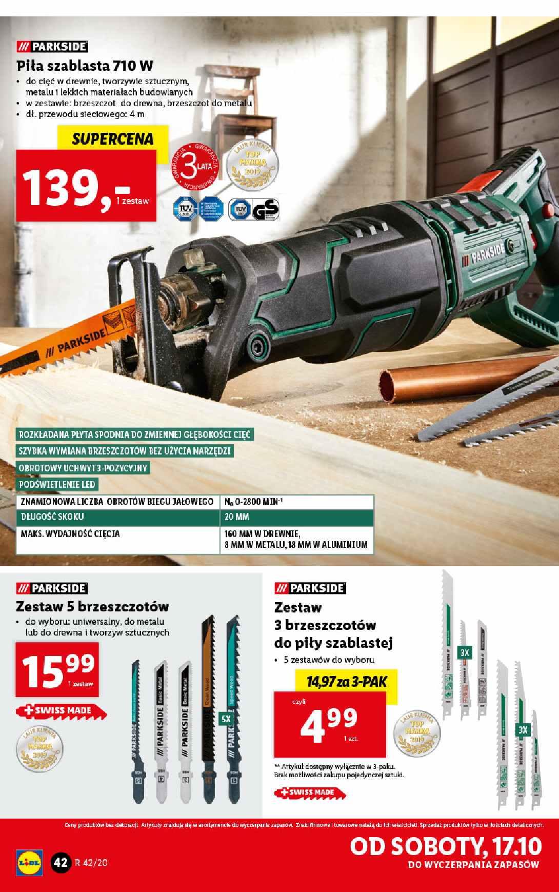 Gazetka promocyjna Lidl do 17/10/2020 str.42