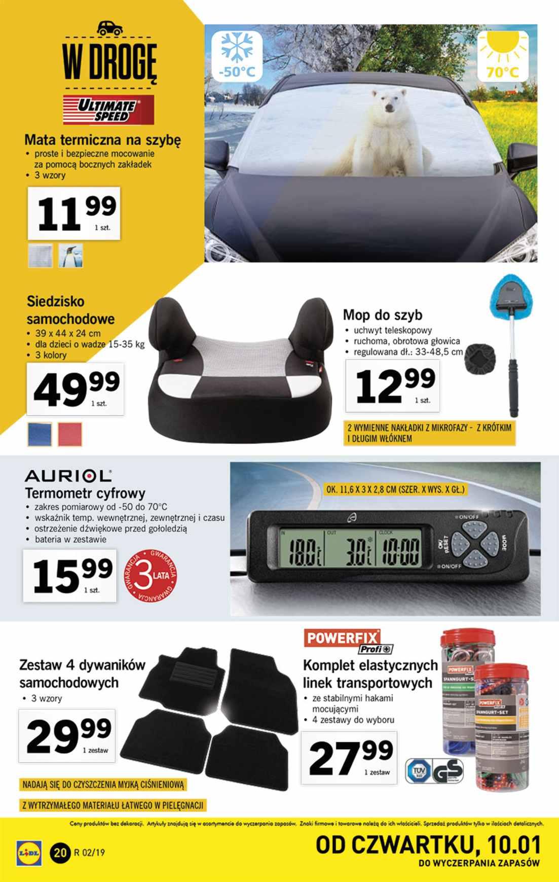 Gazetka promocyjna Lidl do 12/01/2019 str.20