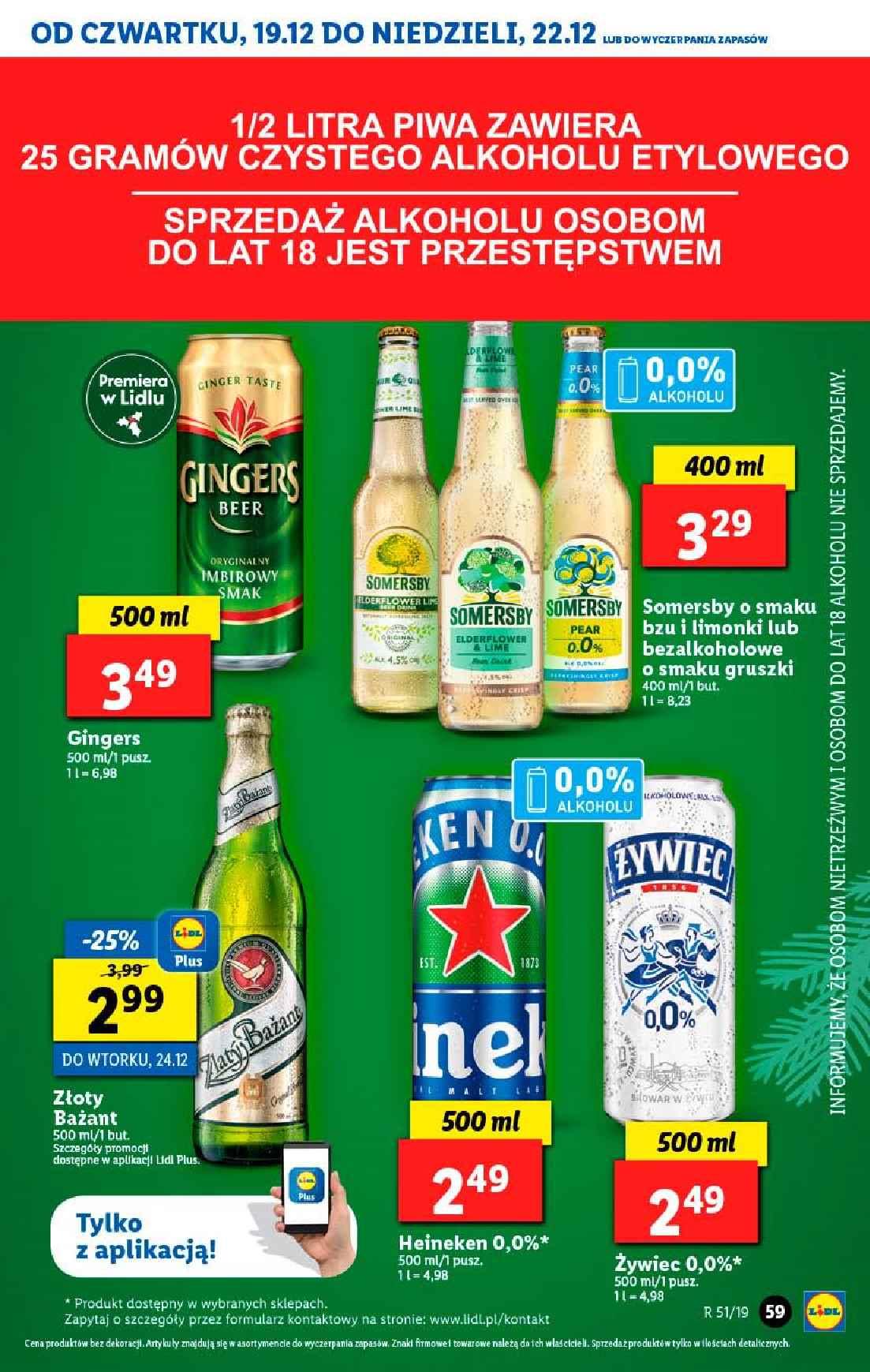 Gazetka promocyjna Lidl do 22/12/2019 str.59