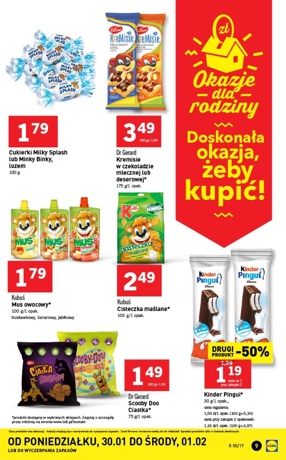 Gazetka promocyjna Lidl do 01/02/2017 str.9