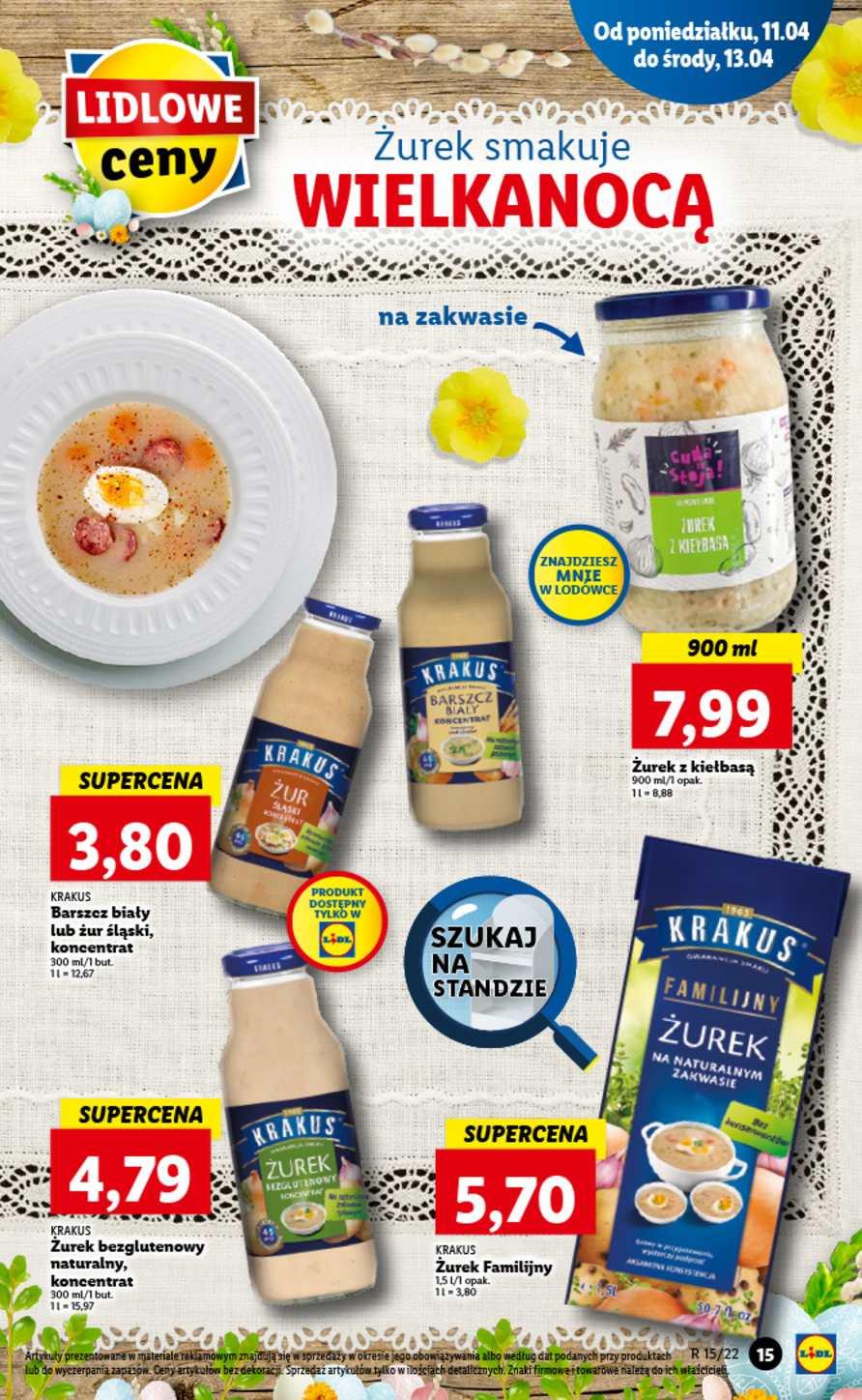 Gazetka promocyjna Lidl do 13/04/2022 str.15