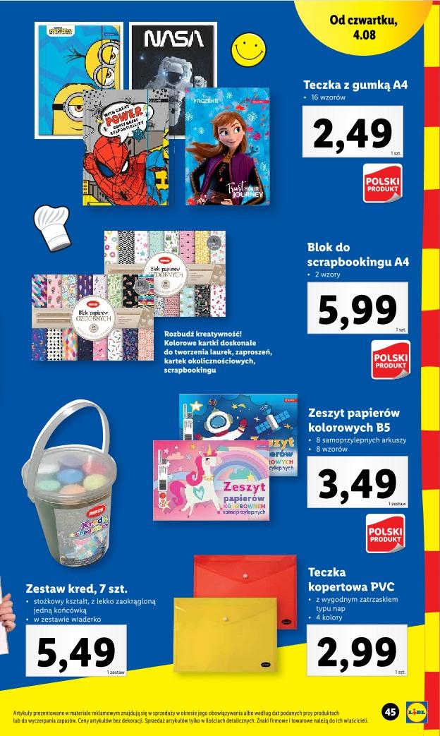 Gazetka promocyjna Lidl do 27/08/2022 str.45