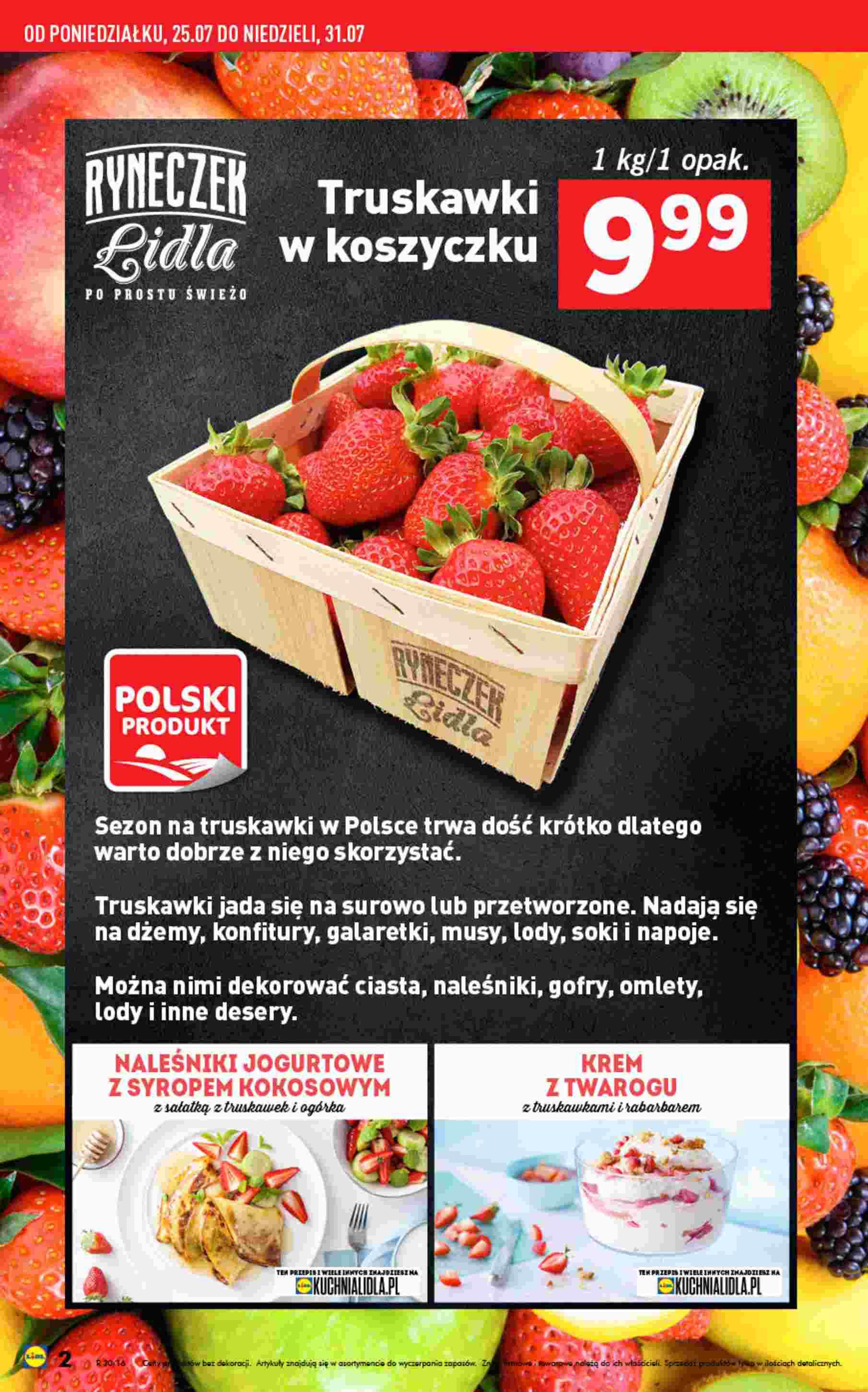 Gazetka promocyjna Lidl do 31/07/2016 str.1