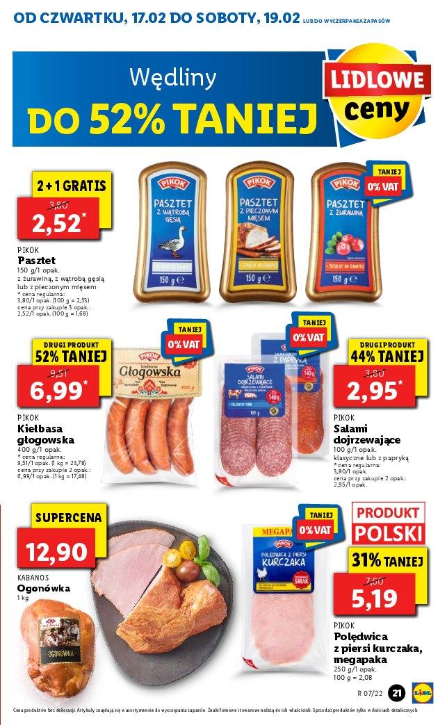 Gazetka promocyjna Lidl do 19/02/2022 str.21