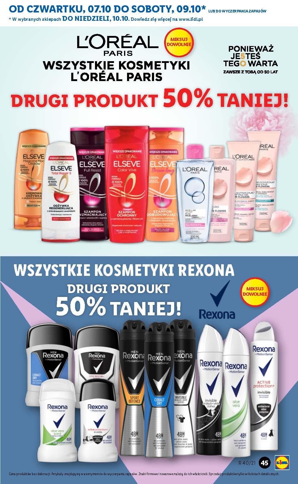 Gazetka promocyjna Lidl do 09/10/2021 str.45