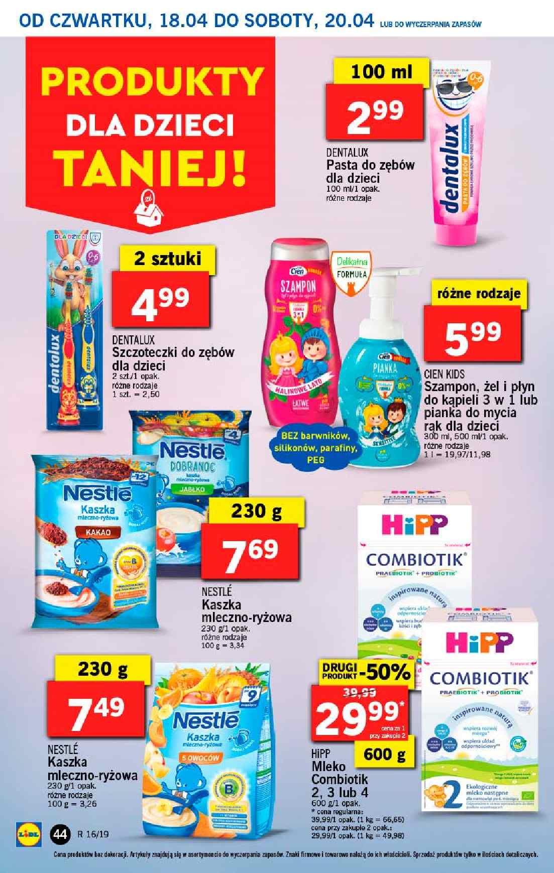 Gazetka promocyjna Lidl do 20/04/2019 str.44