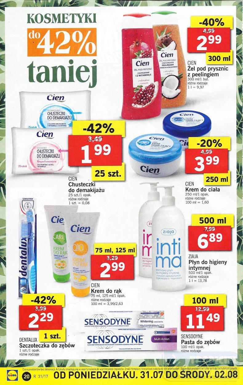 Gazetka promocyjna Lidl do 02/08/2017 str.20